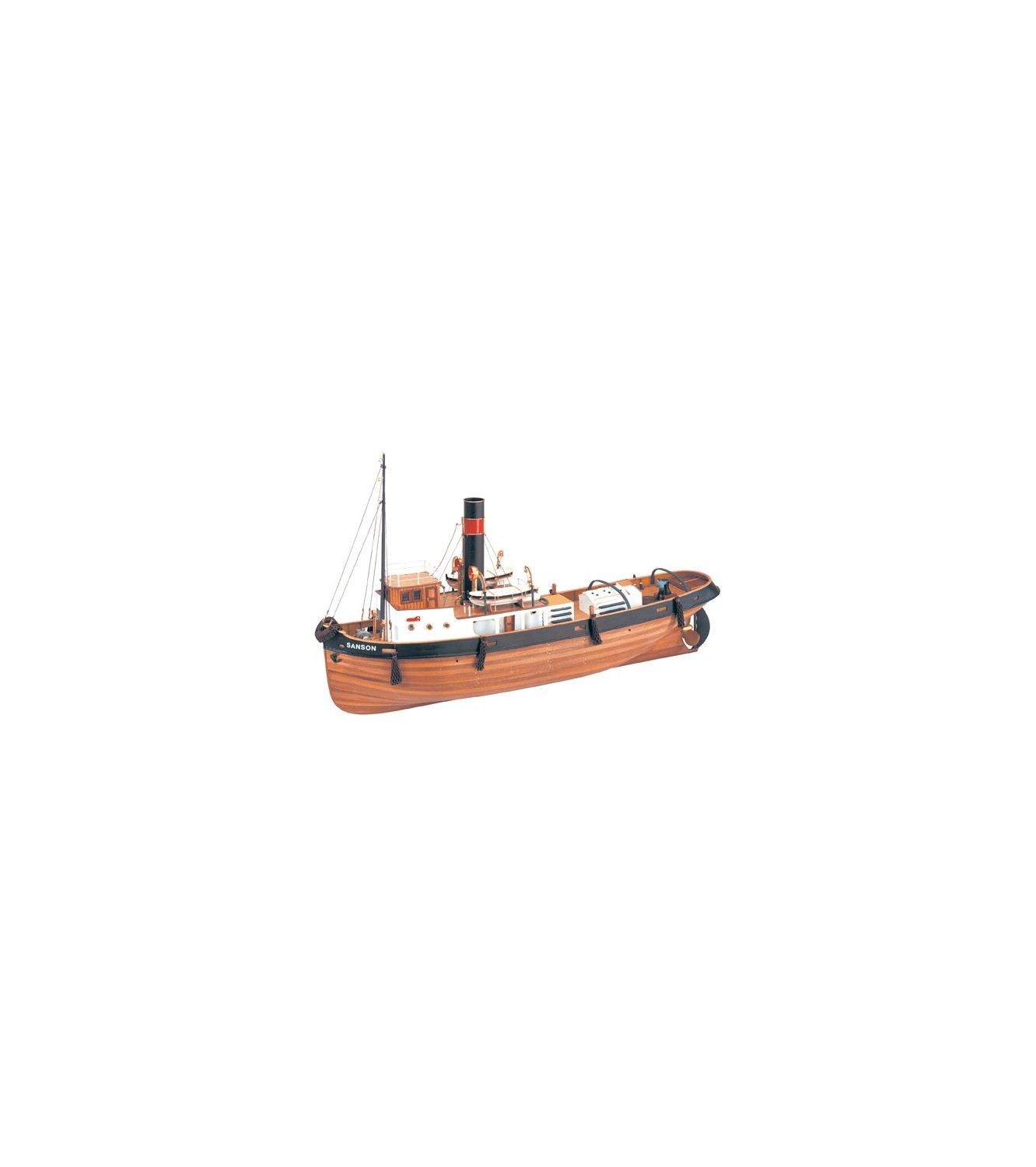 Naval Modeling: Sanson Tug Boat Wooden Model Now on Sale!