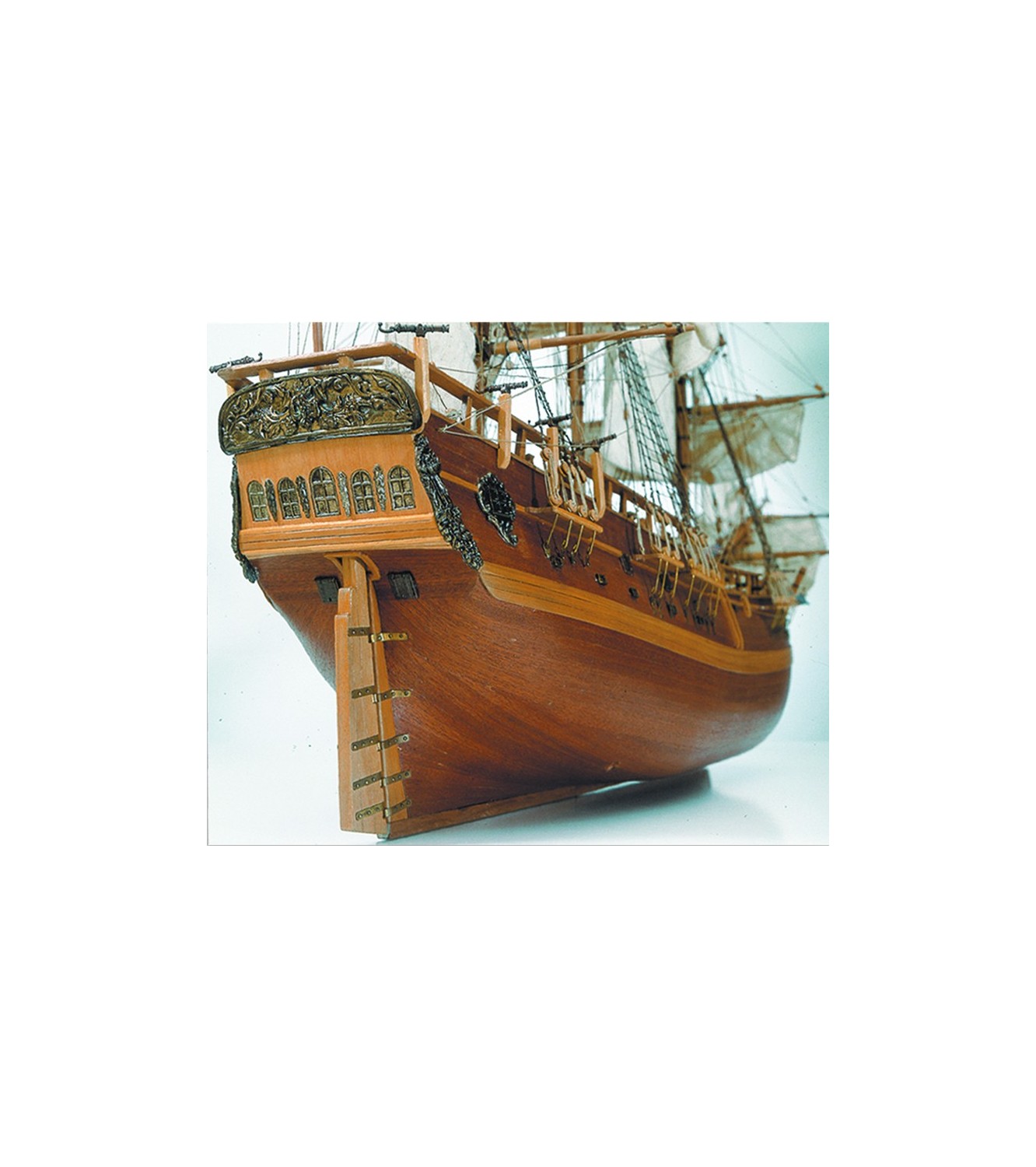 Build Wooden Model Ship Kit HMS Endeavour 1/60 ...